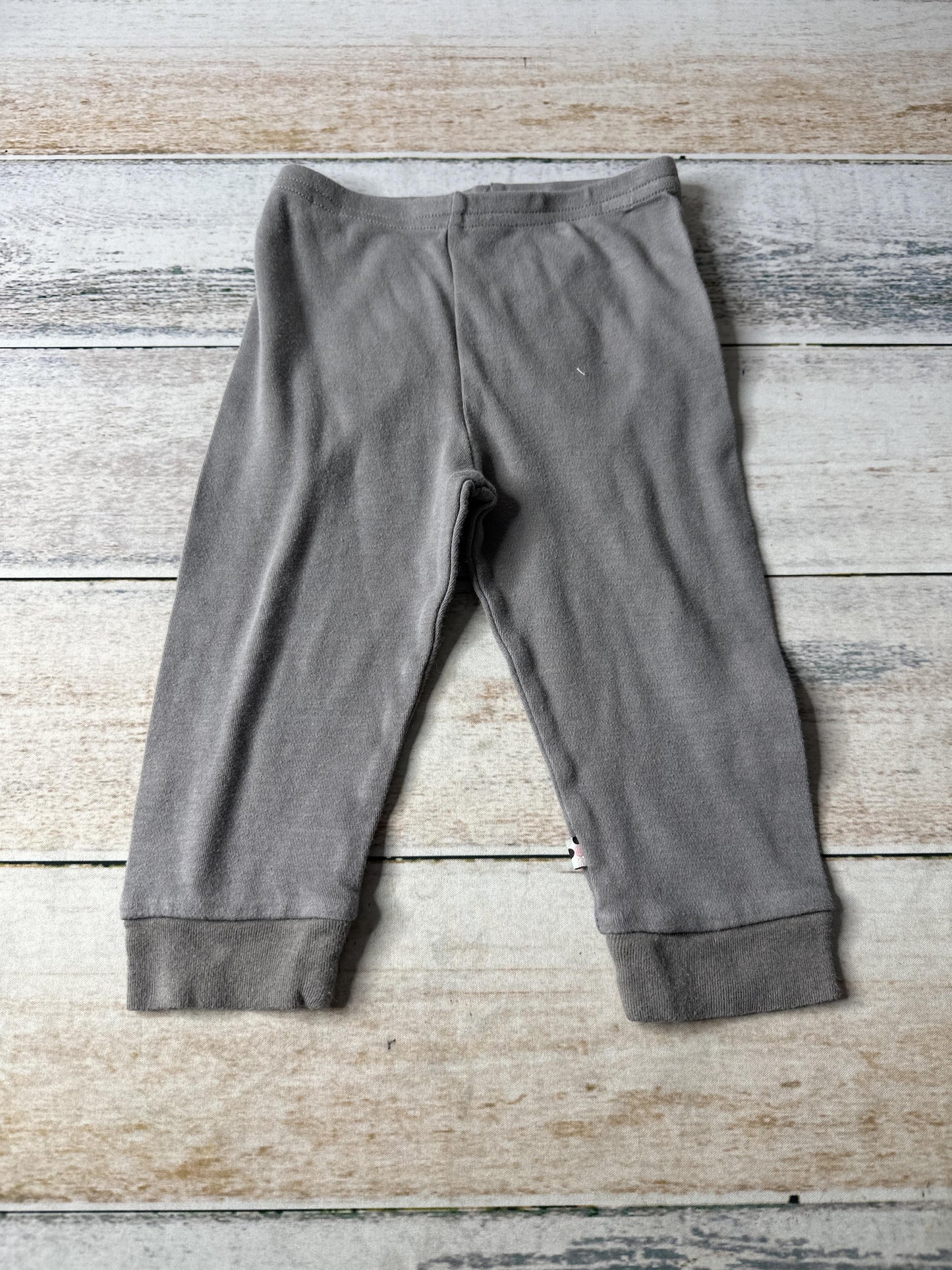 Babysoy Unisex Grey Pants Size: 18-24 months Grey