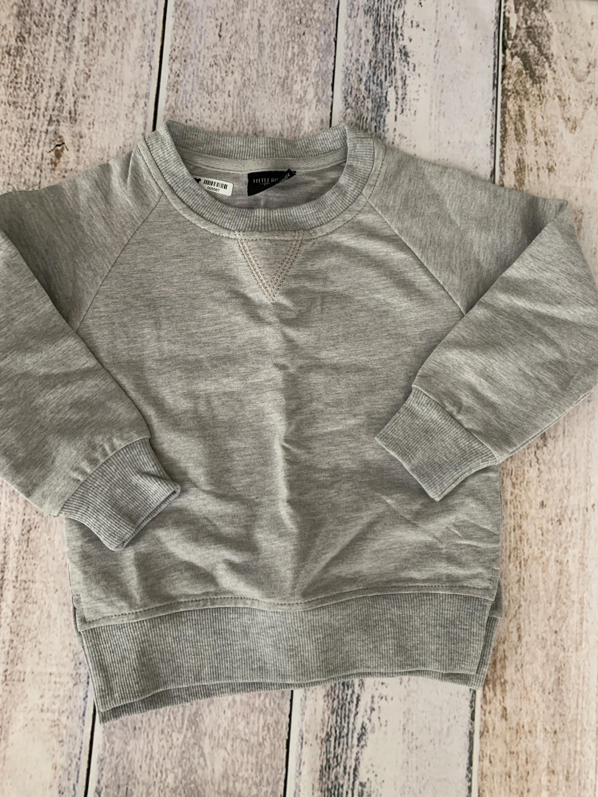 Little Bipsy Boys Grey Sweatshirt Size: 12-18 months Grey