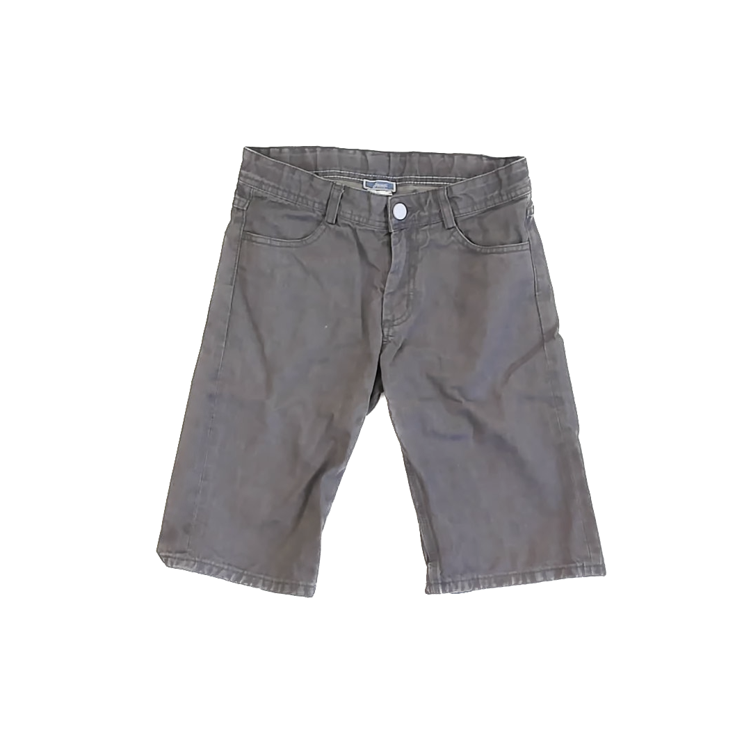 Jacadi Boys Grey Jean Shorts Size: 12 Years Grey