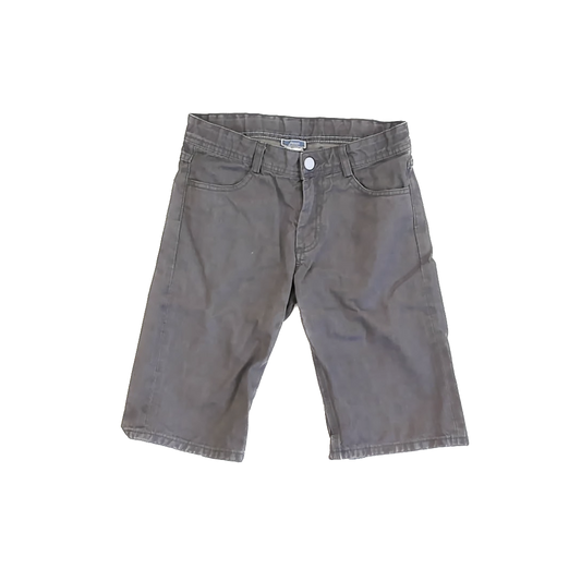 Jacadi Boys Grey Jean Shorts Size: 12 Years Grey