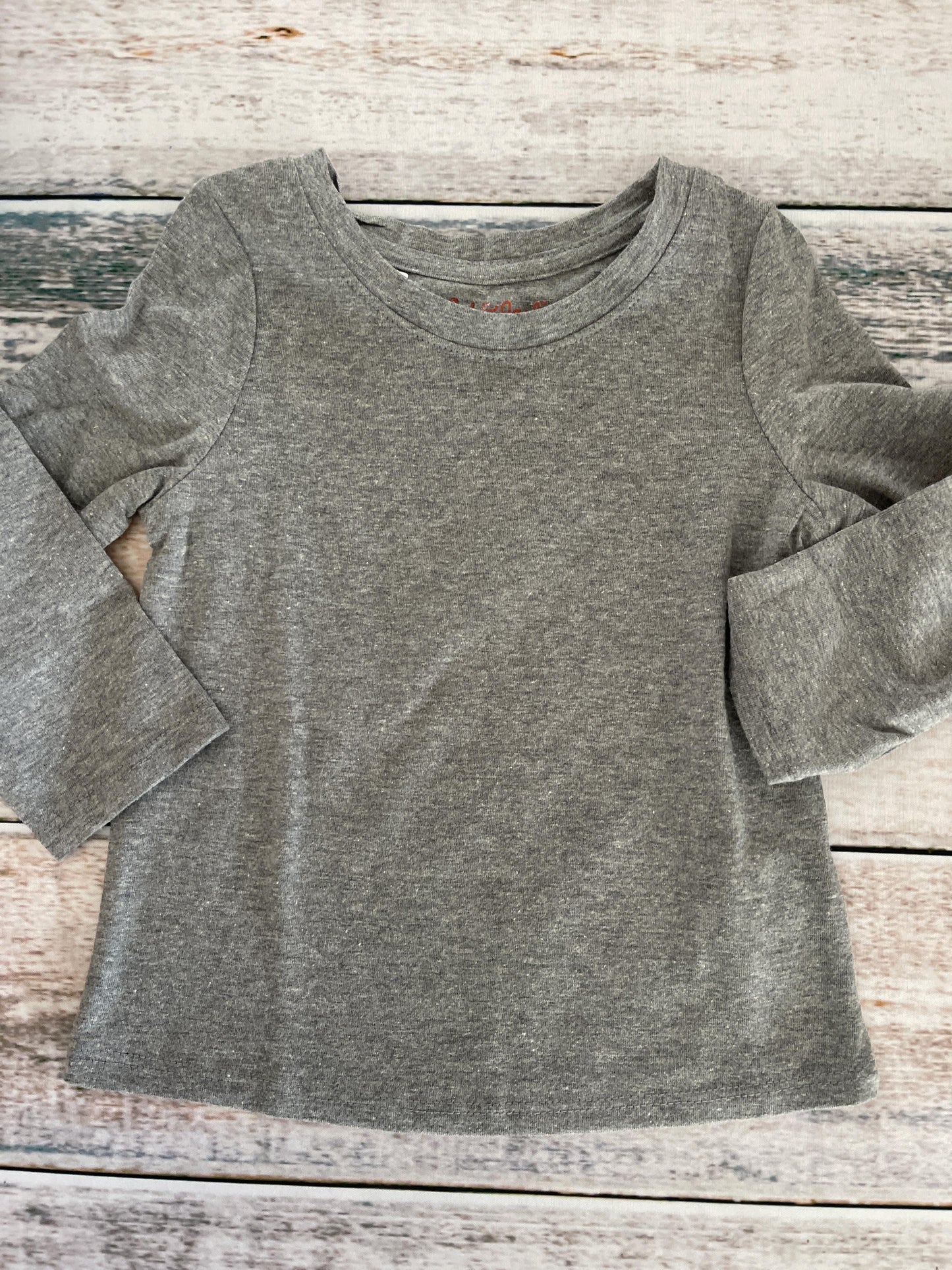 Cat & Jack Unisex Grey Long Sleeve T-Shirt Size: 18 months Grey