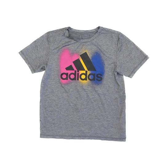 Adidas Girls Grey Athletic Top Size: *10-12 Years Grey