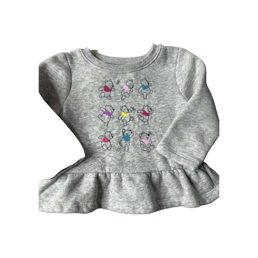 Disney Girls Grey Sweater Size: 12 months Grey