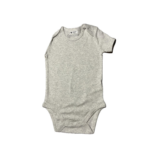 Mac & Moon Unisex Grey Onesie Size: 12 months Grey