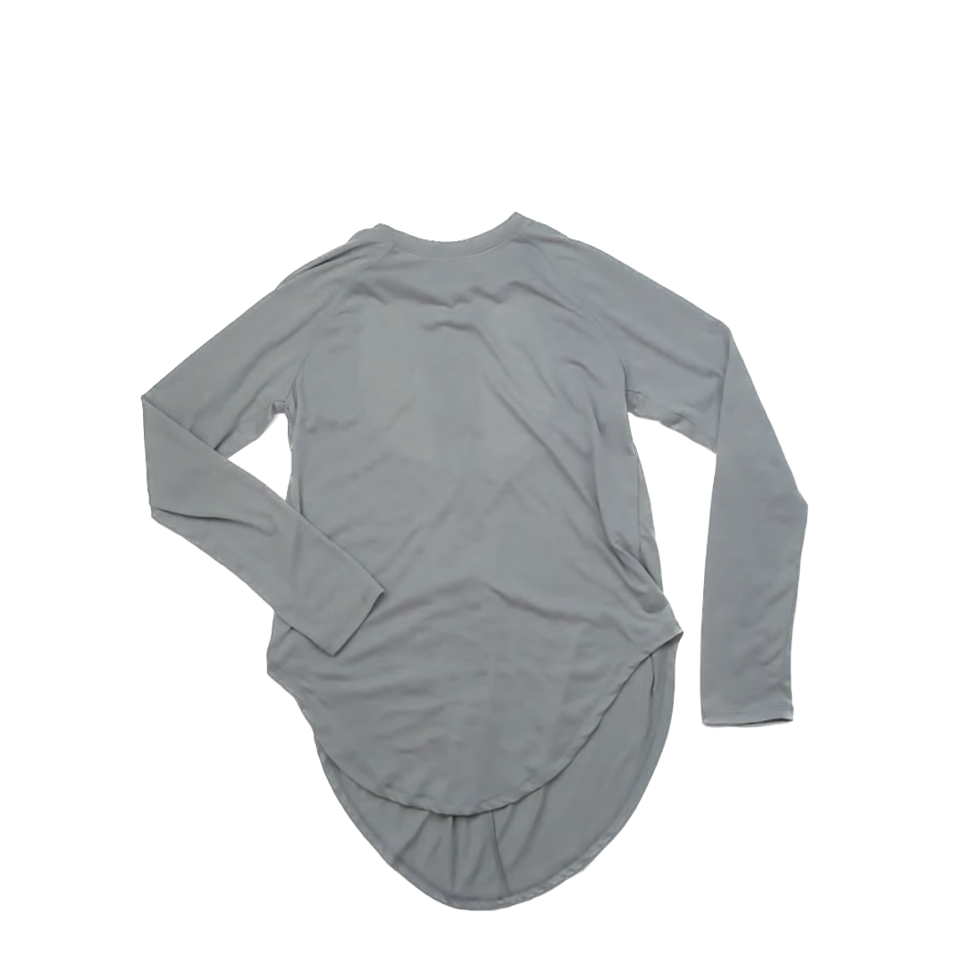 Under Armour Girls Grey Athletic Top Size: XS Grey