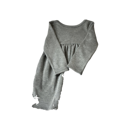 Cat & Jack Girls Grey Dress Size: 2T Grey