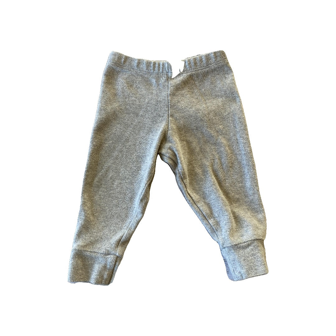 Sustainable Unisex Grey Pants Size: 9-12 Months Grey