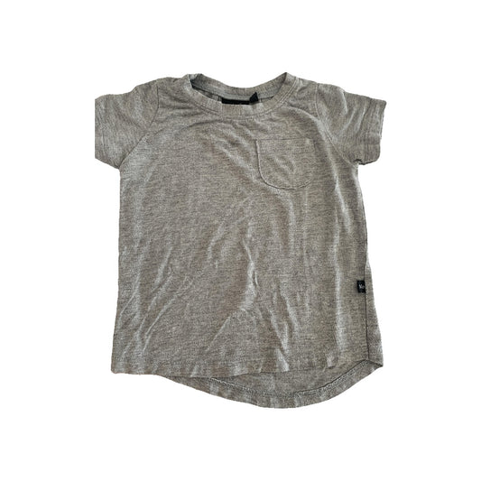 BabySprouts co Girls Grey T-Shirt Size: 6-12 months Grey
