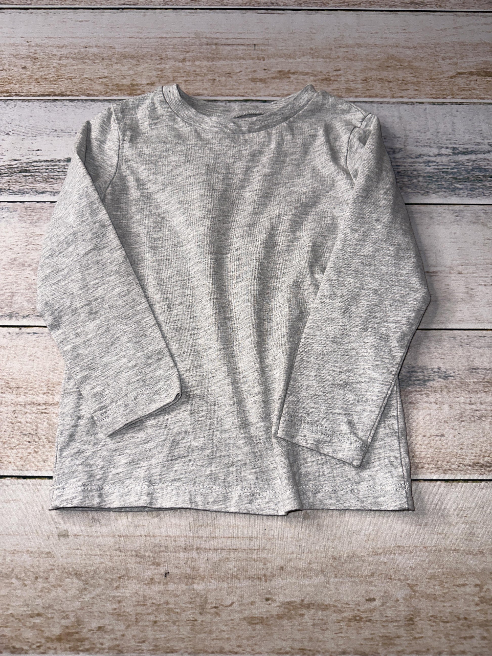 H&M Unisex Grey Long Sleeve Shirt Size: 3T Grey