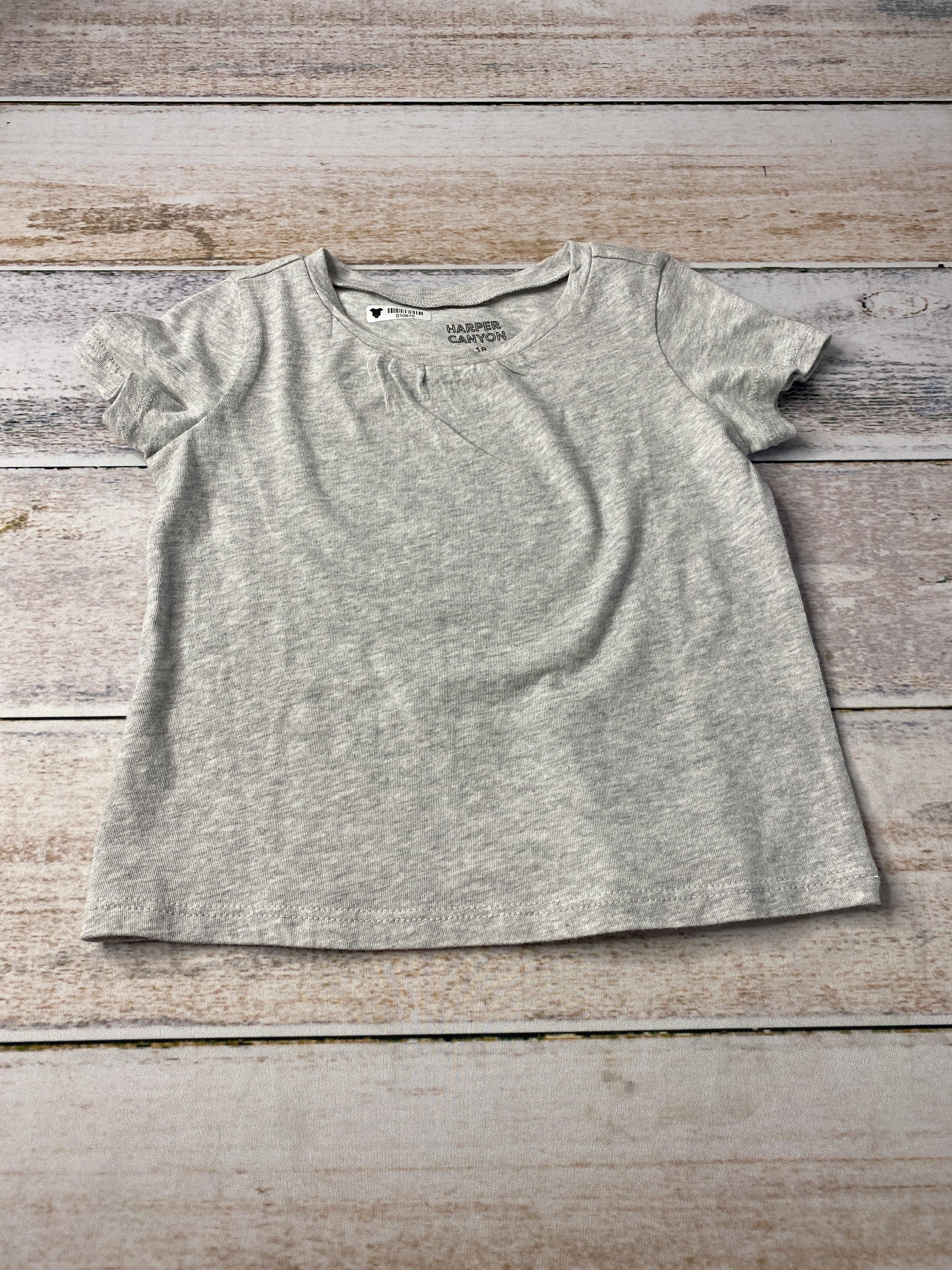 Harper Canyon Girls Grey T-Shirt Size: 18 months Grey