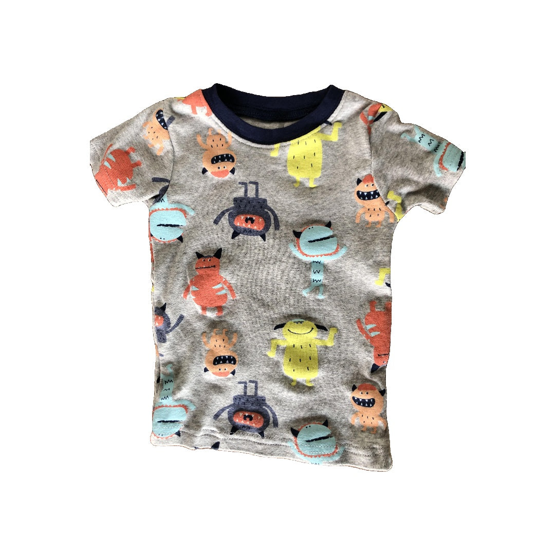 Carters Boys Grey Pajamas Size: 18 months Grey