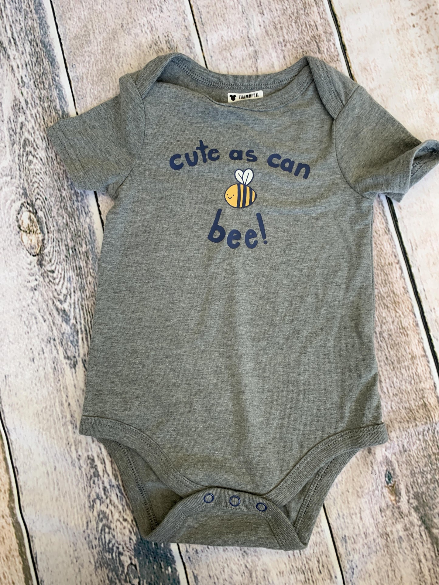 Cat & Jack Boys Grey Onesie Size: 6-9 months Grey