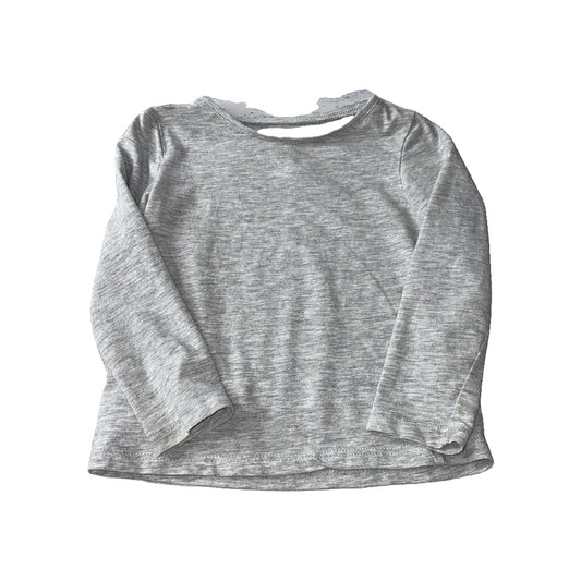 H&M Unisex Grey Long Sleeve Shirt Size: 18-24 months Grey