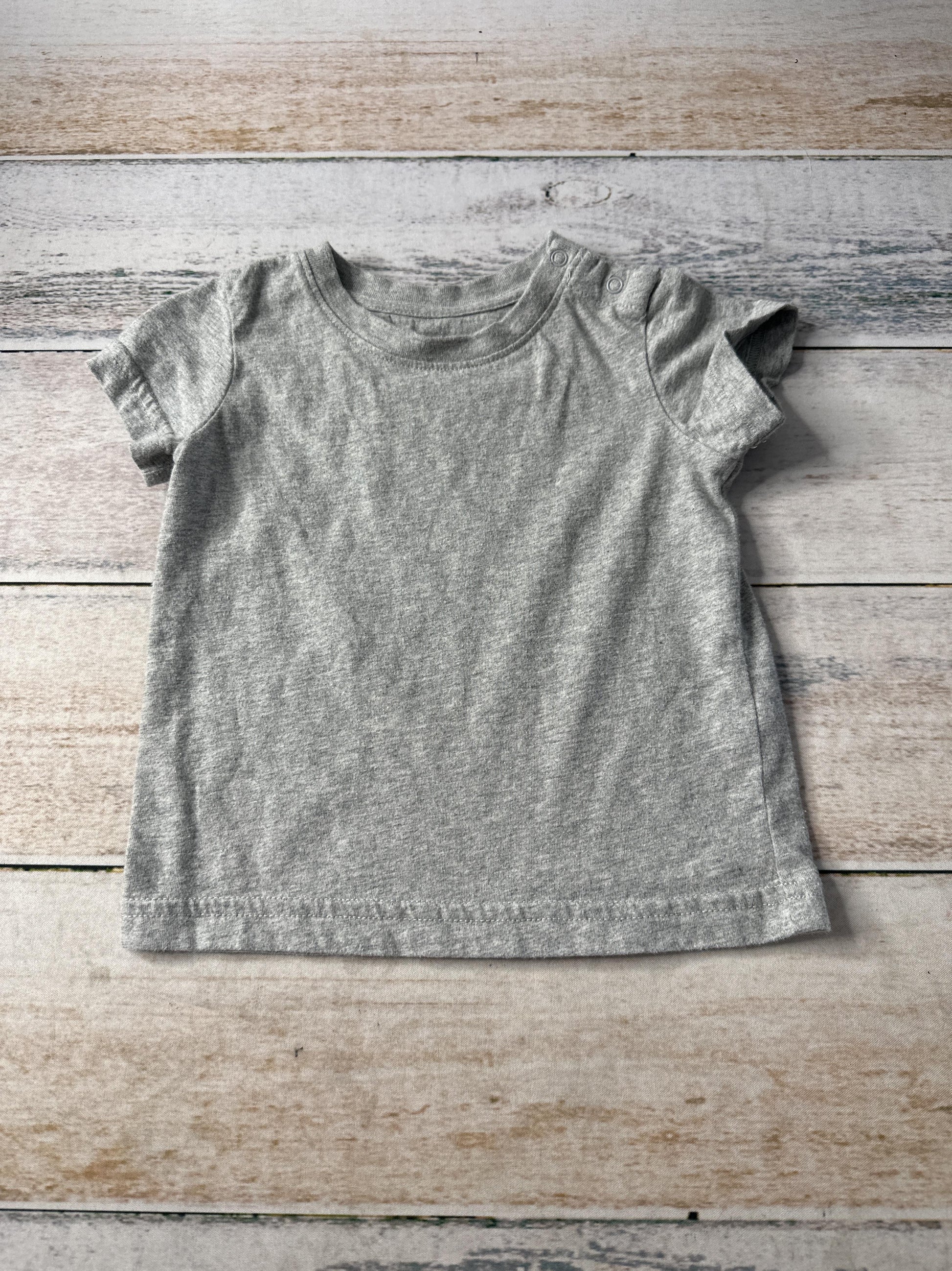 Primary Boys Grey T-Shirt Size: 6-12 months Grey