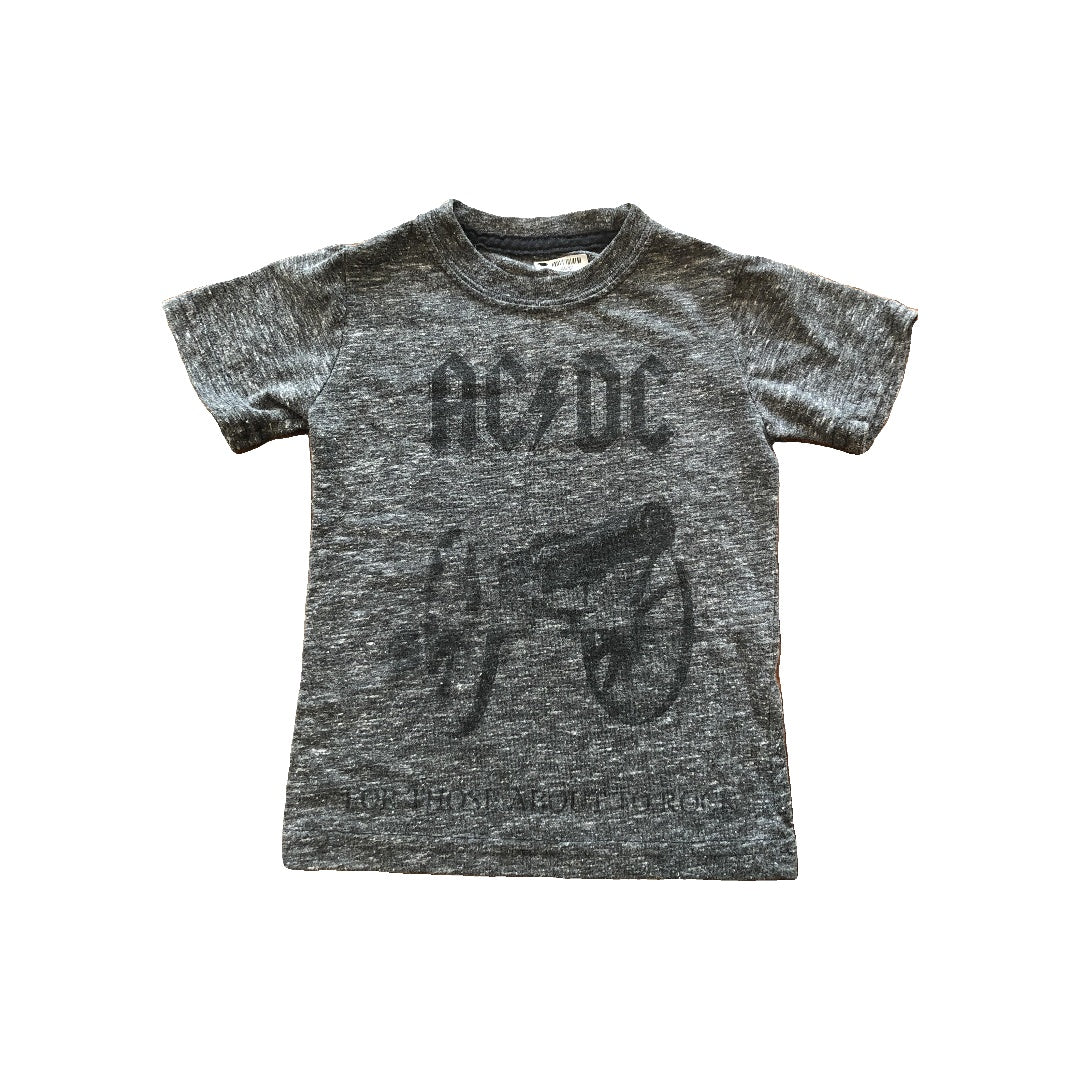 ACDC Boys Grey T-Shirt Size: 2 years Grey