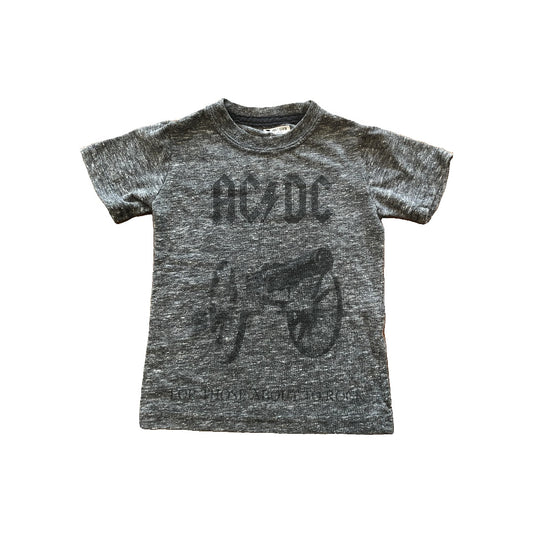 ACDC Boys Grey T-Shirt Size: 2 years Grey