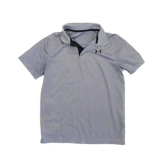 Under Armour Boys Grey Polo Shirt Size: YXL 16-18 Years Grey