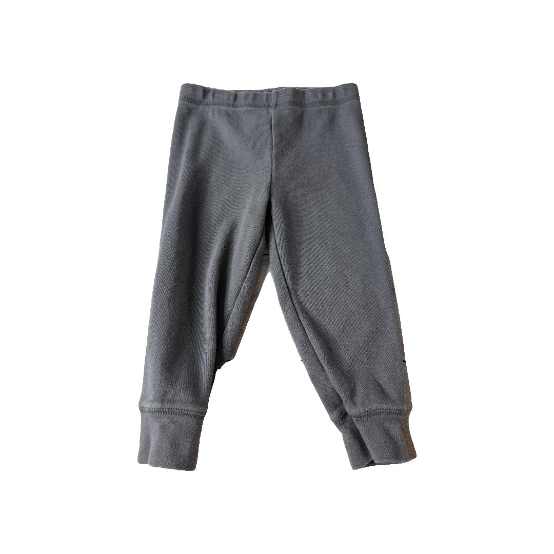 Just Born Unisex Grey Pants Size: 24 months Grey