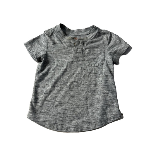 Cat & Jack Boys Grey T-Shirt Size: 12 months Grey