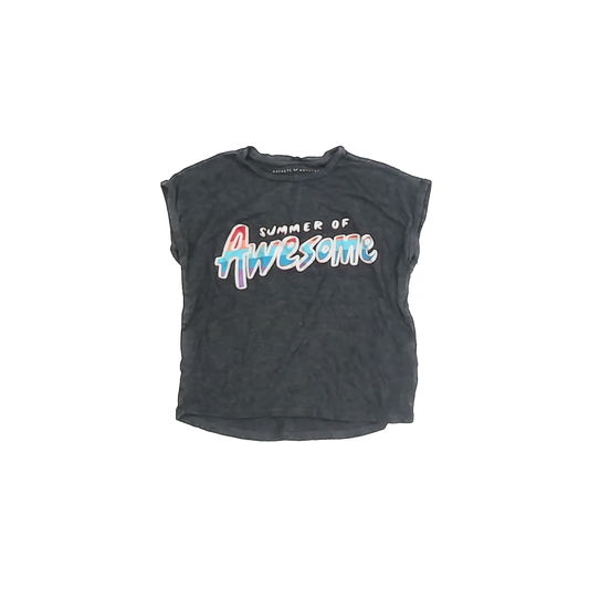 Rockets Of Awesome Girls Grey T-Shirt Size: 6 years Grey