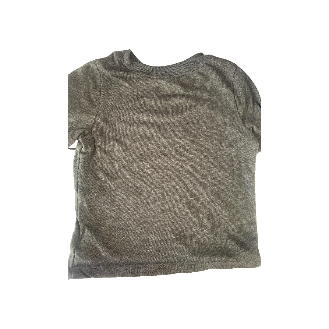 Old Navy Boys Grey Shirt Size: 12-18 months Grey