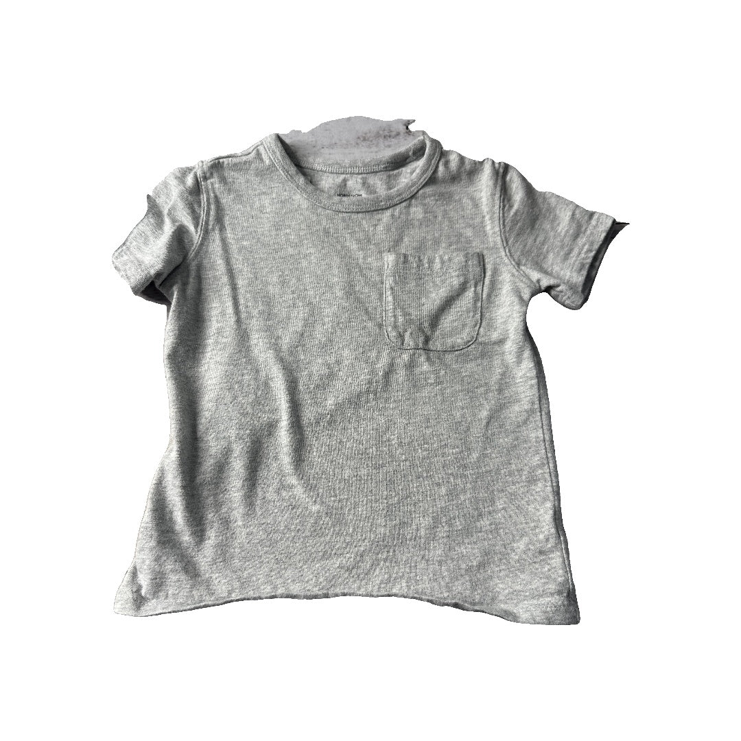 Nordstrom Unisex Grey T-Shirt Size: 24 months Grey