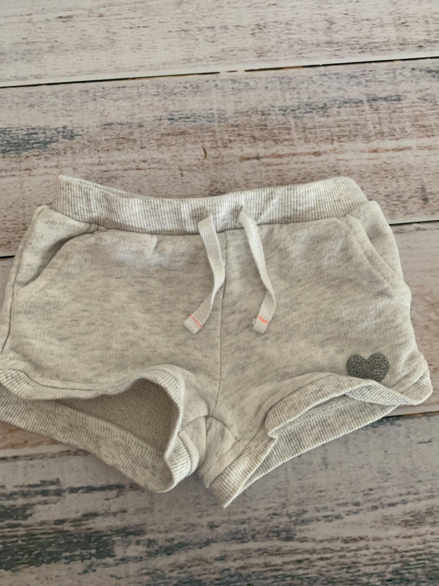OshKosh Girls Grey Shorts Size: 6-9 months Grey
