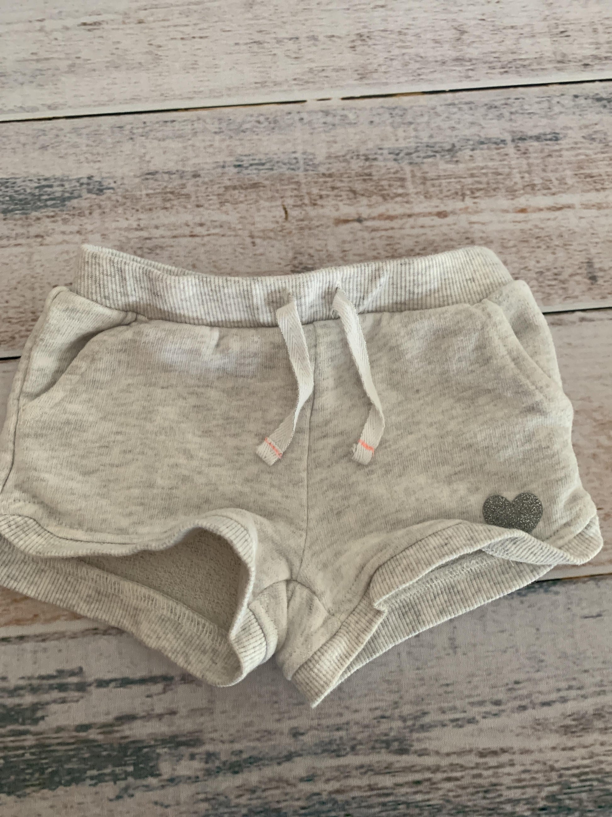 OshKosh Girls Grey Shorts Size: 6-9 months Grey