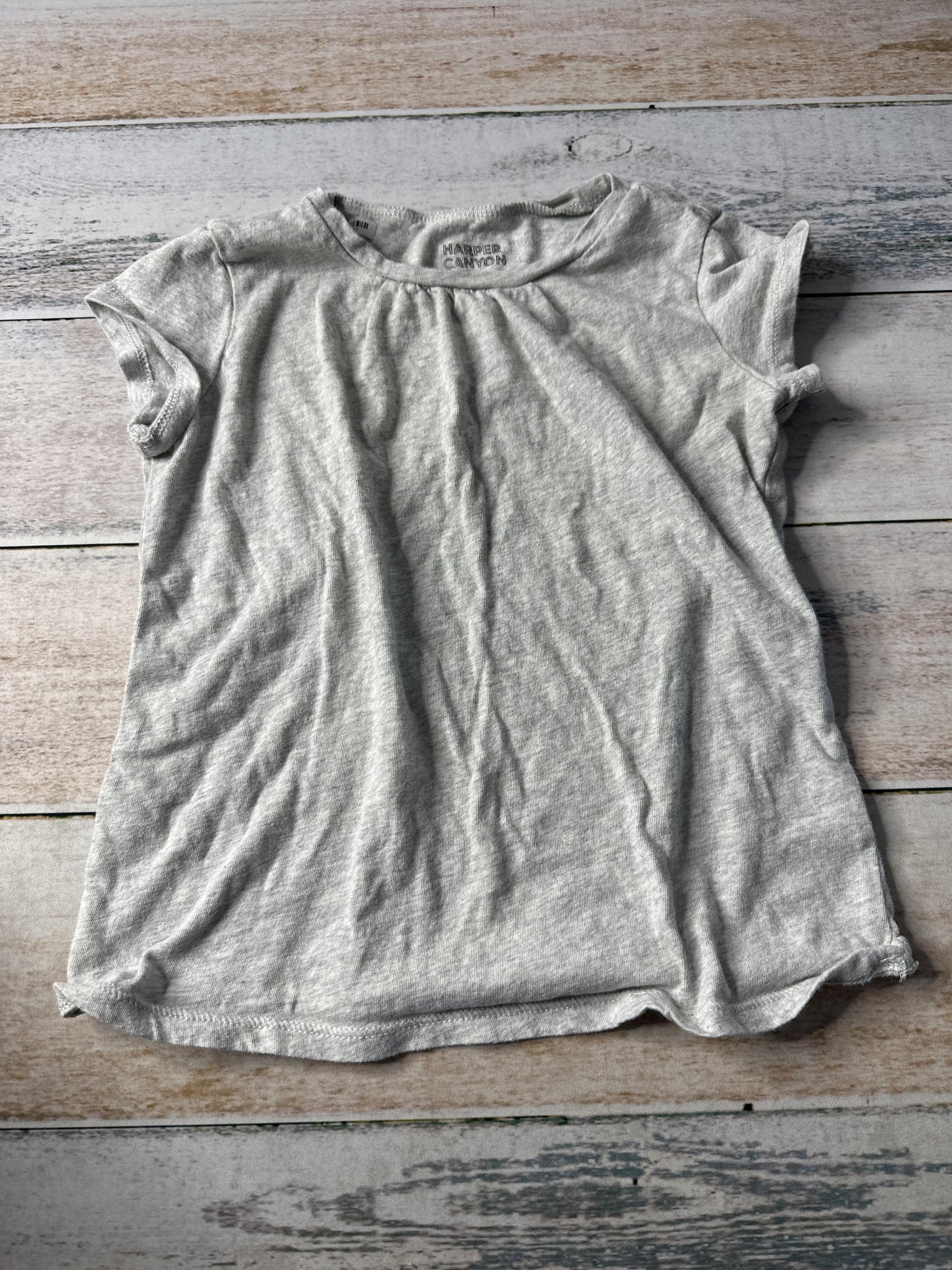 Harper Canyon Girls Grey T-Shirt Size: 5 Grey