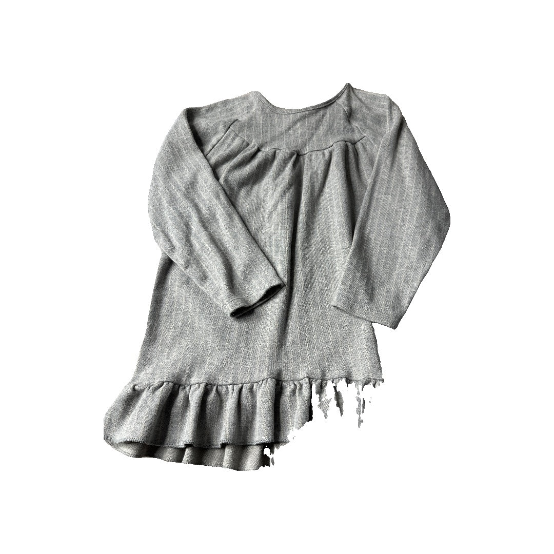 Zara Girls Grey Dress Size: 3-4 Years Grey