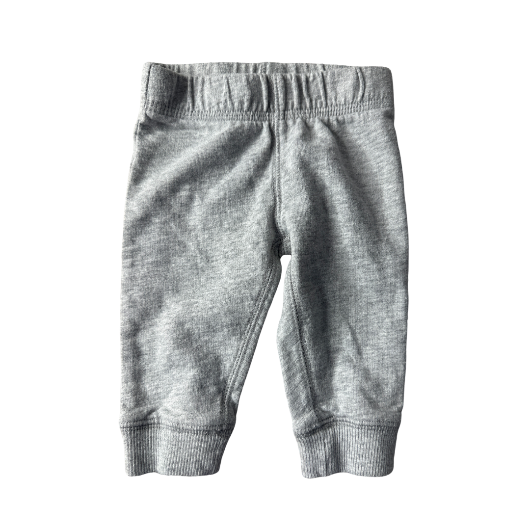 Carters Unisex Grey Pants Size: 3 months Grey