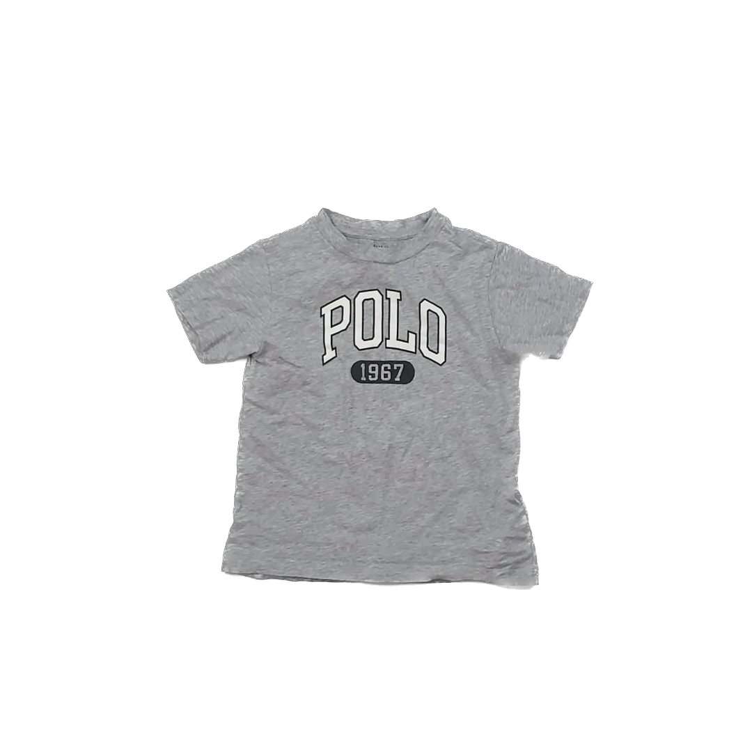 Polo Ralph Lauren Boys Grey T-Shirt Size: 3T Grey