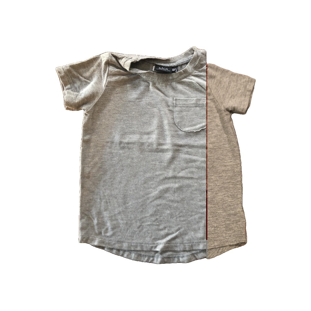 BabySprouts co Boys Grey T-Shirt Size: 18-24 months Grey
