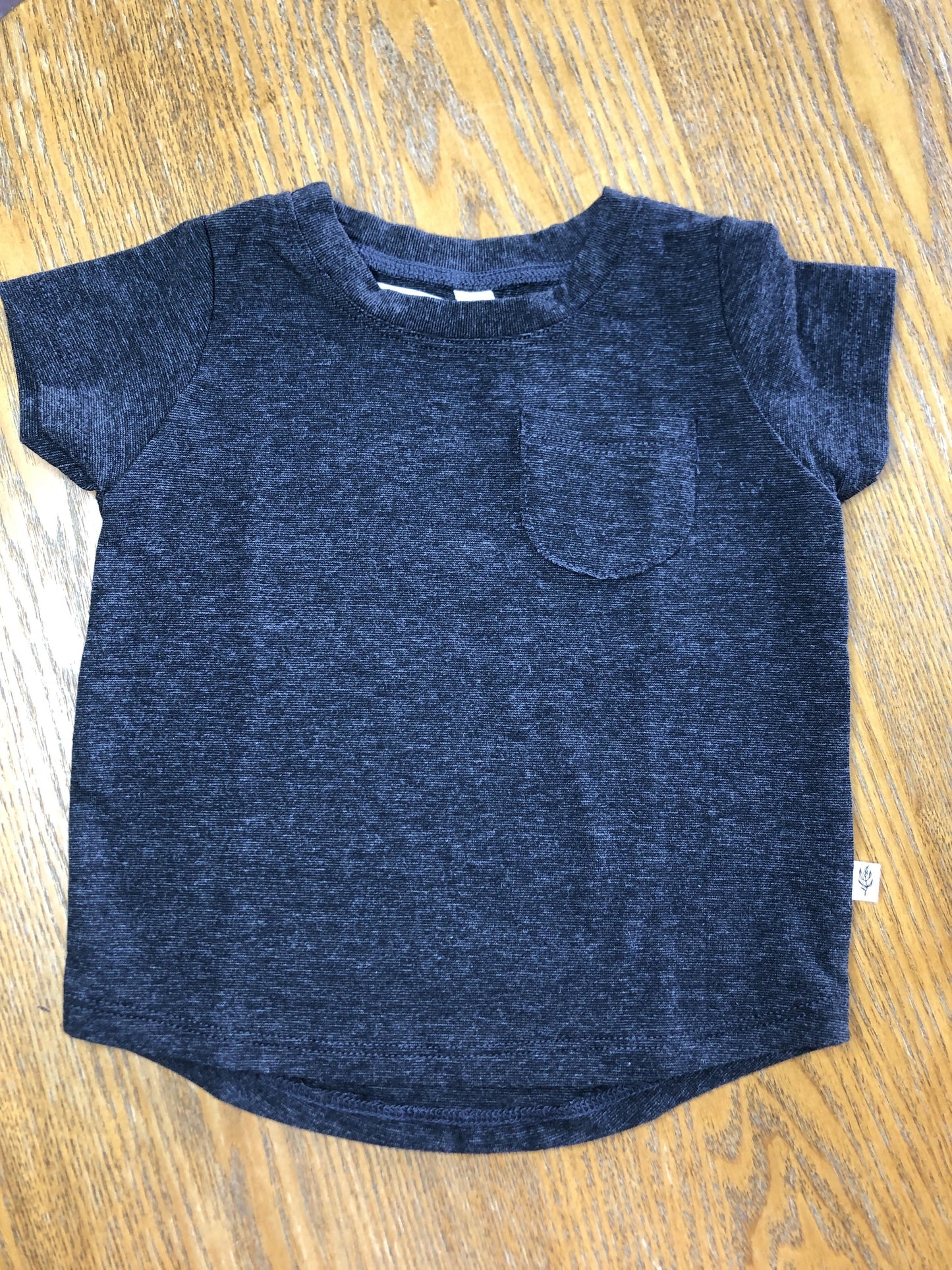 BabySprouts co Unisex Grey T-Shirt Size: 6 months Grey