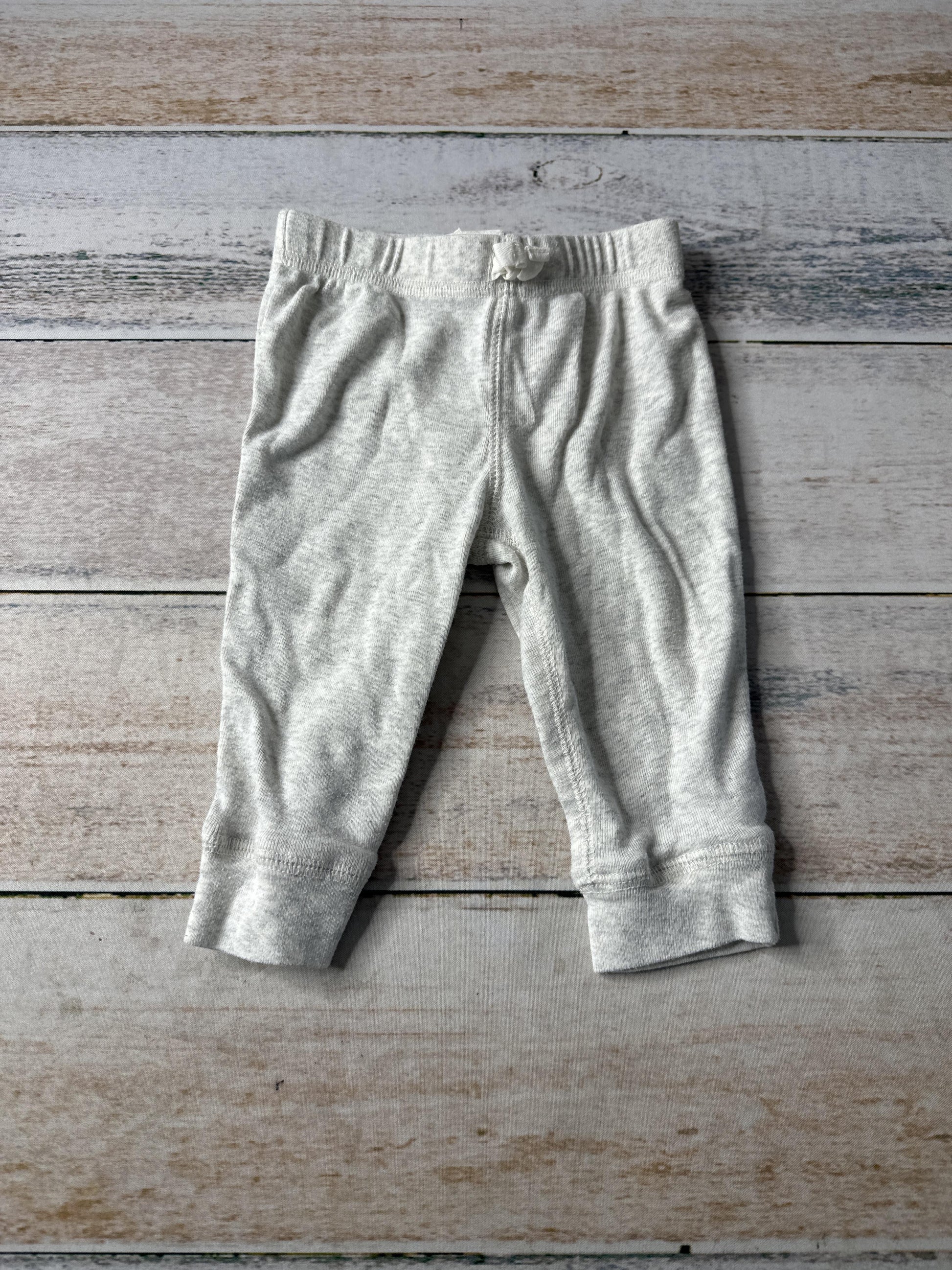 Carters Unisex Grey Pants Size: 6 months Grey