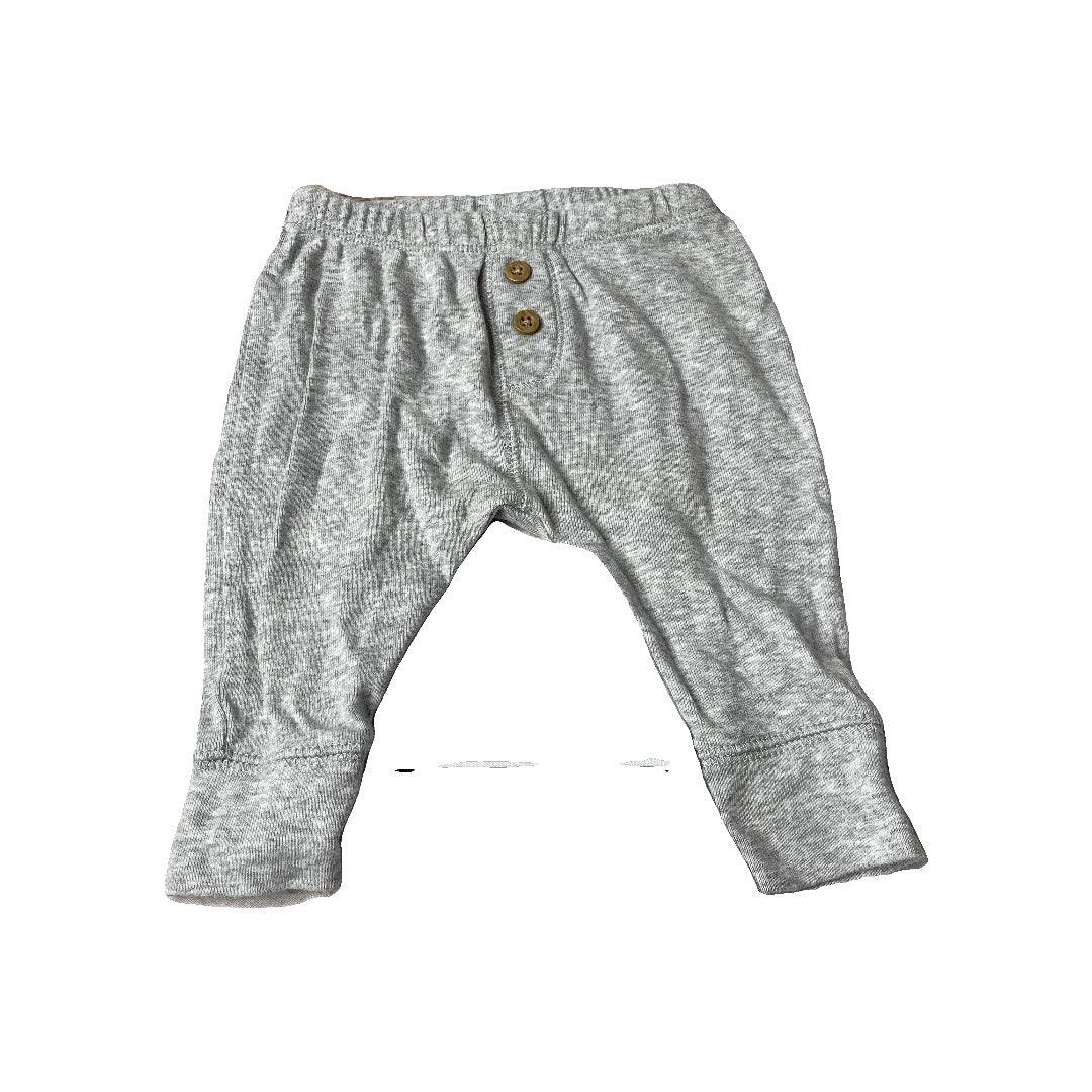 Carters Unisex Grey Pants Size: 3 months Grey