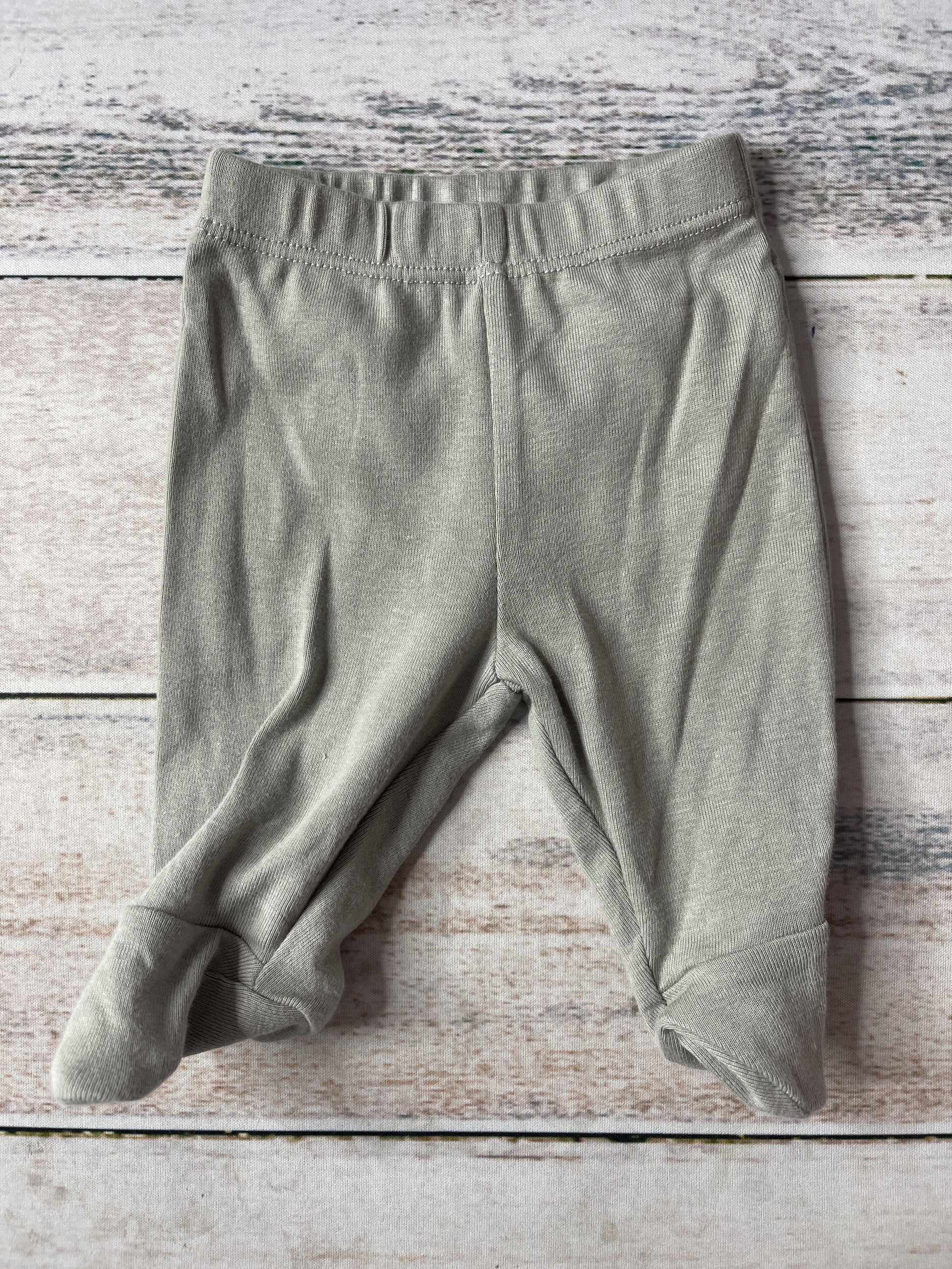 Monica + Andy Unisex Grey Pants Size: Preemie Grey