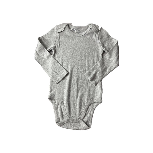 Honest Co Unisex Grey Onesie Size: 18 months Grey