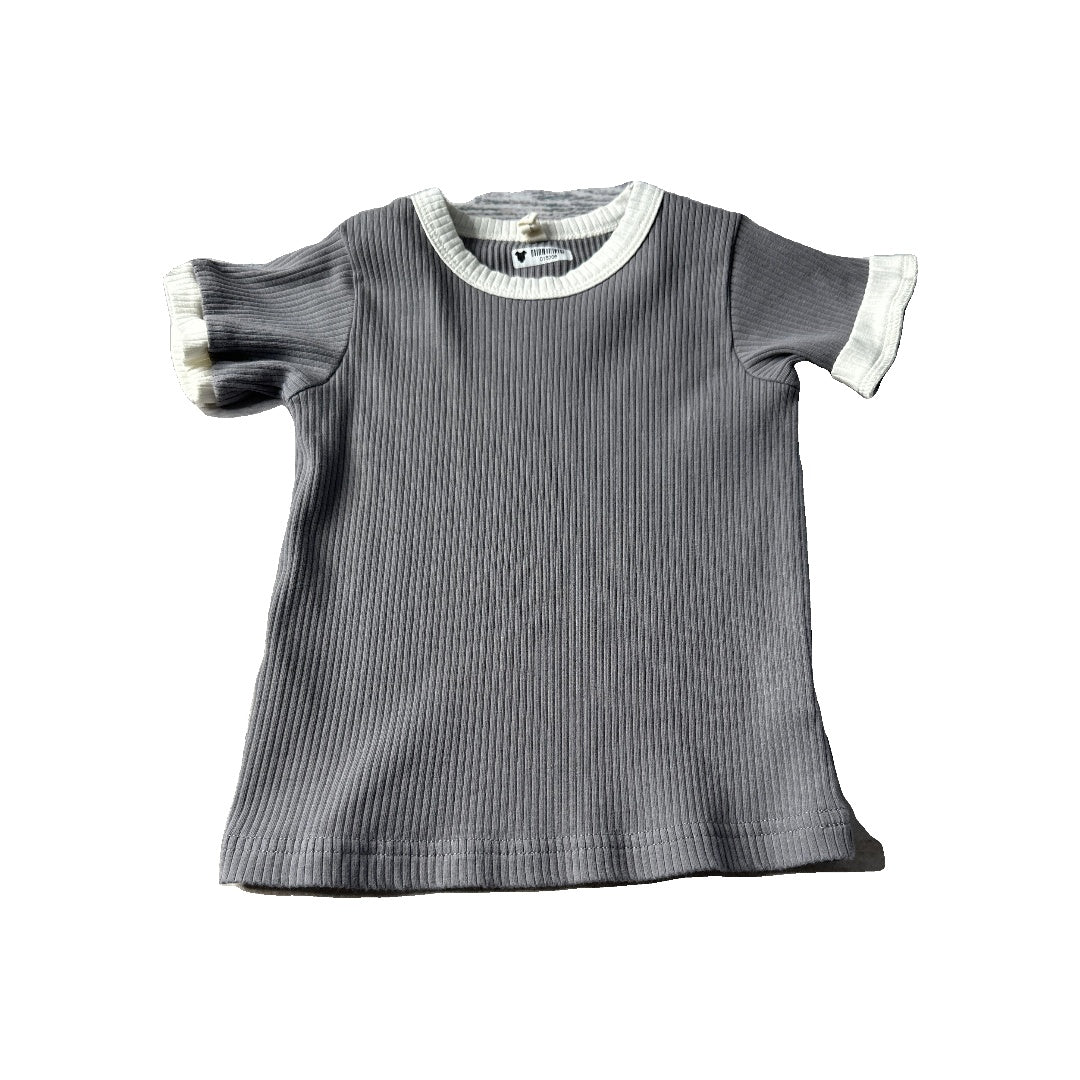 Quincy Mae Boys Grey Shirt Size: 2-3 Years Grey