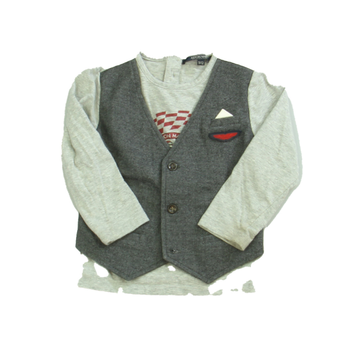 Aston Martin Boys Grey Shirt Size: 9-12 Months Grey