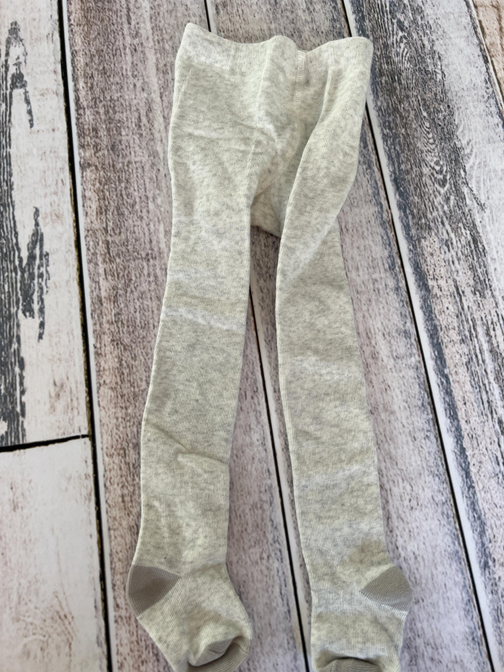 Oliver & Rain Girls Grey Leggings Size: 6-12 months Grey