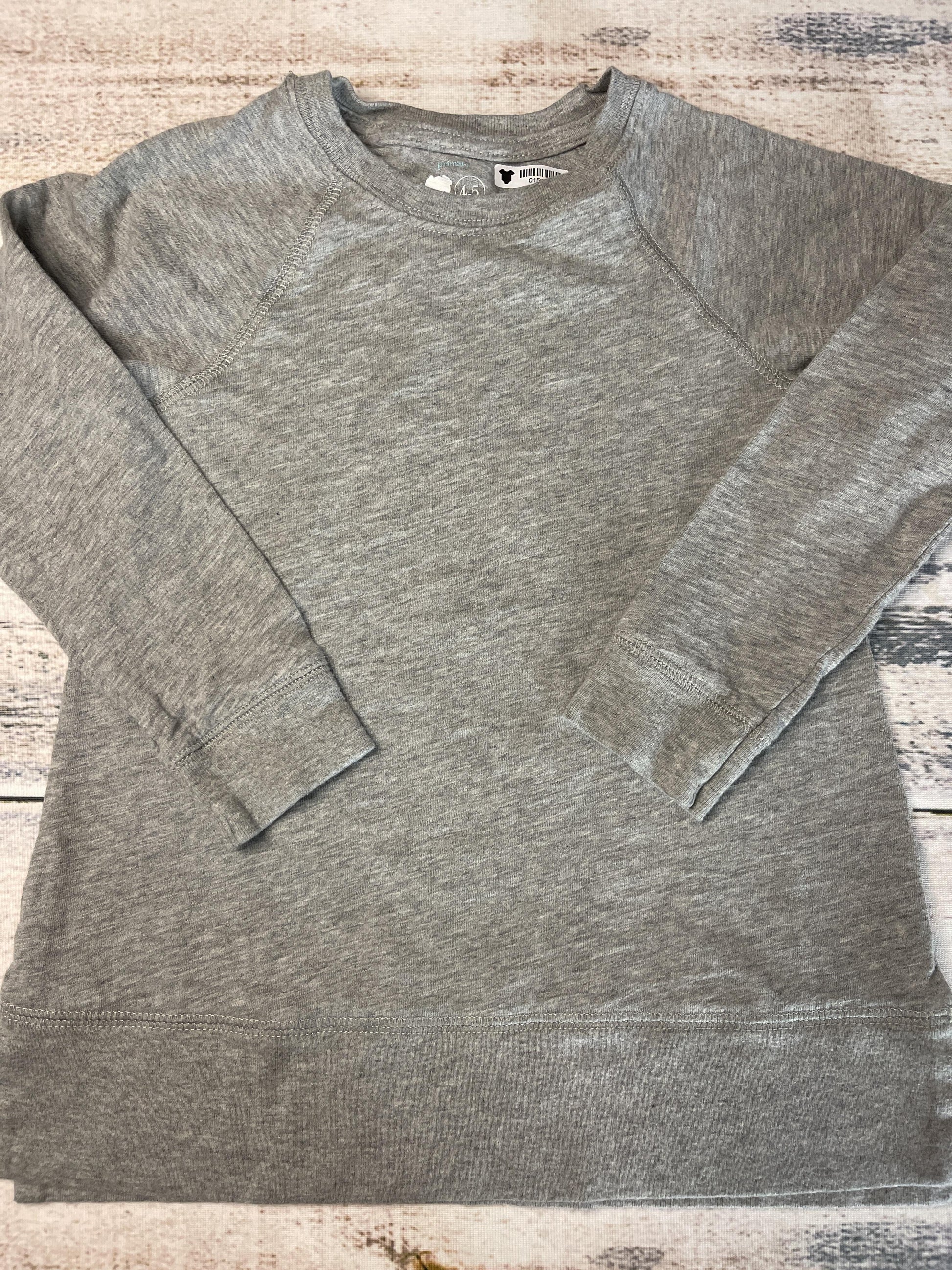 Primary Girls Grey Dress Size: 4-5 Years Grey