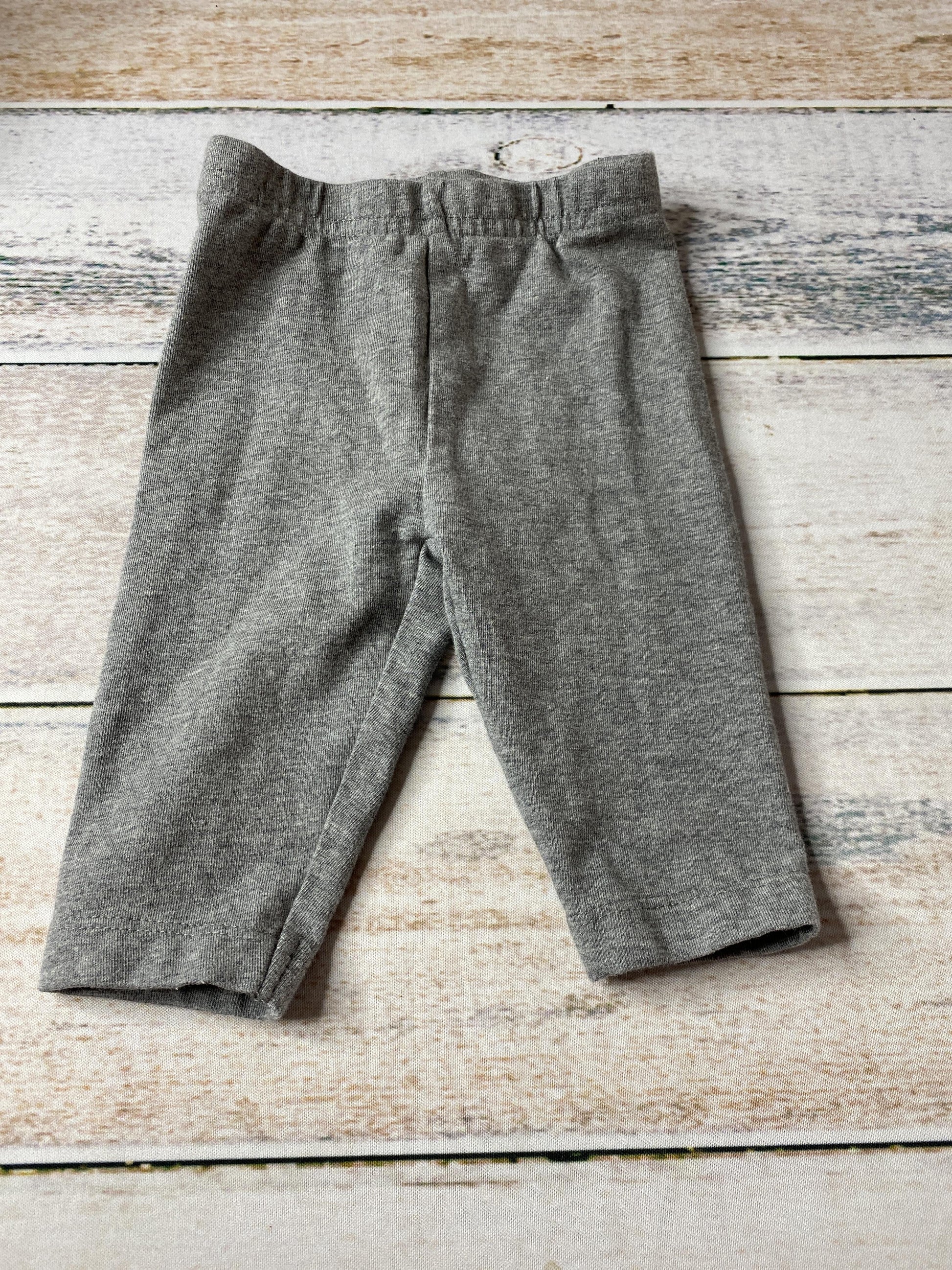Carters Unisex Grey Pants Size: 3 months Grey
