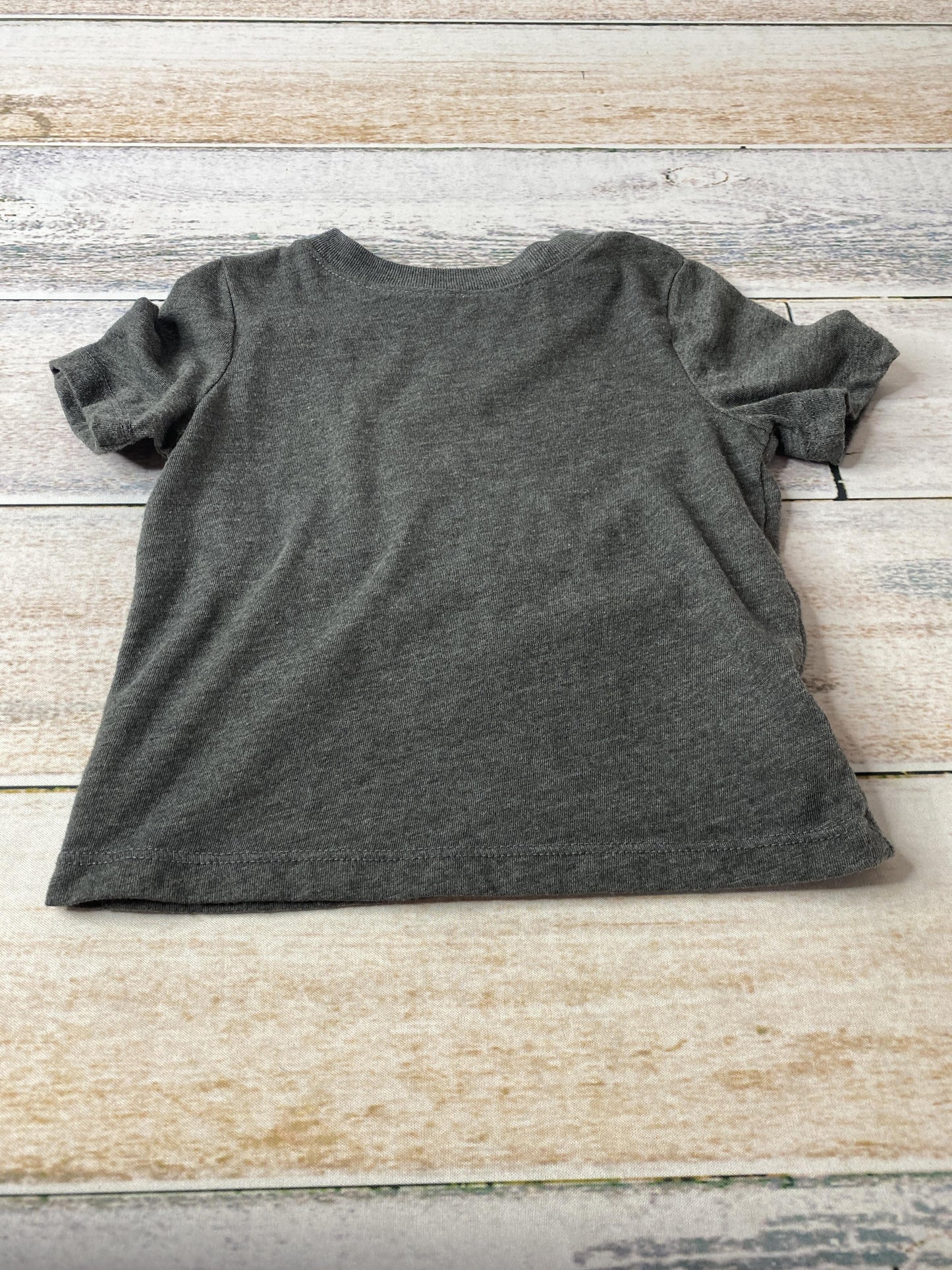 Old Navy Boys Grey T-Shirt Size: 12-18 months Grey