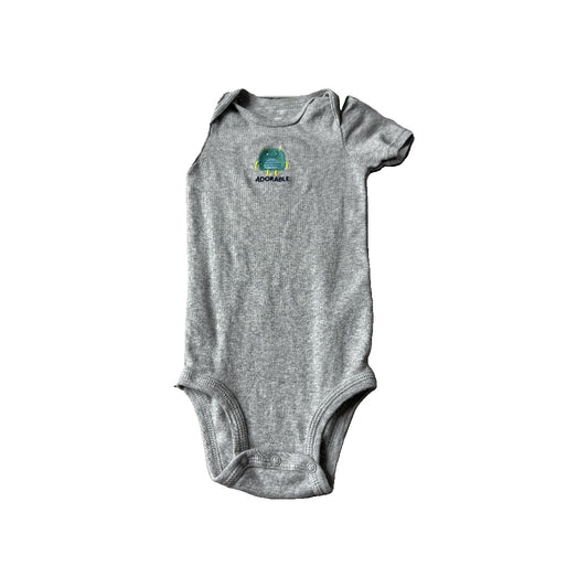 Carters Unisex Grey Onesie Size: 18 months Grey