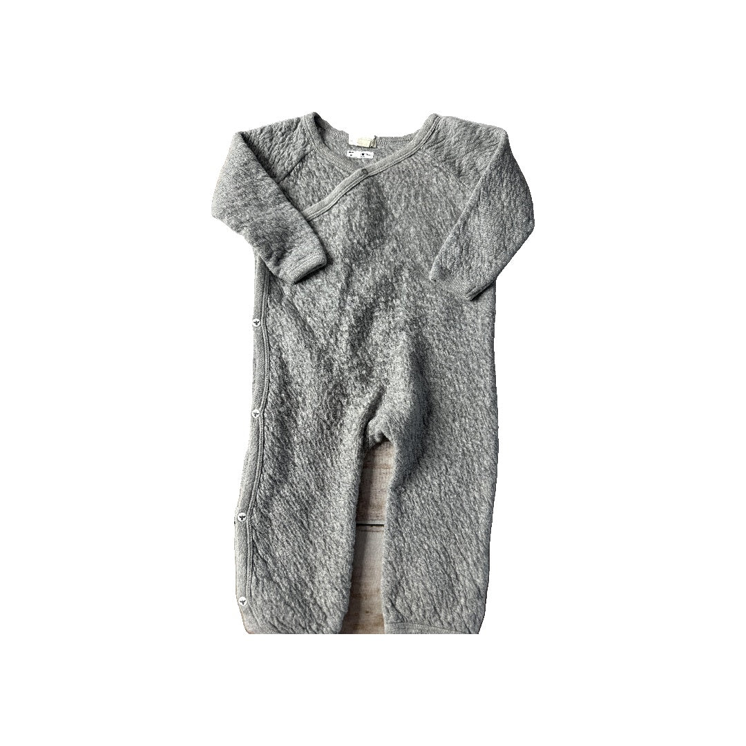 Burt's Bees Unisex Grey Long Sleeve Outfit Size: 6-9 months Grey