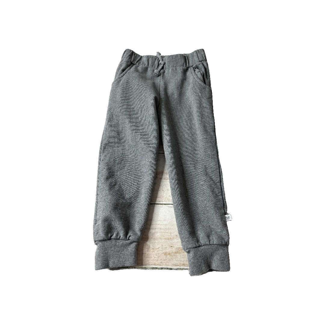 Honest Co Unisex Grey Pants Size: 3T Grey