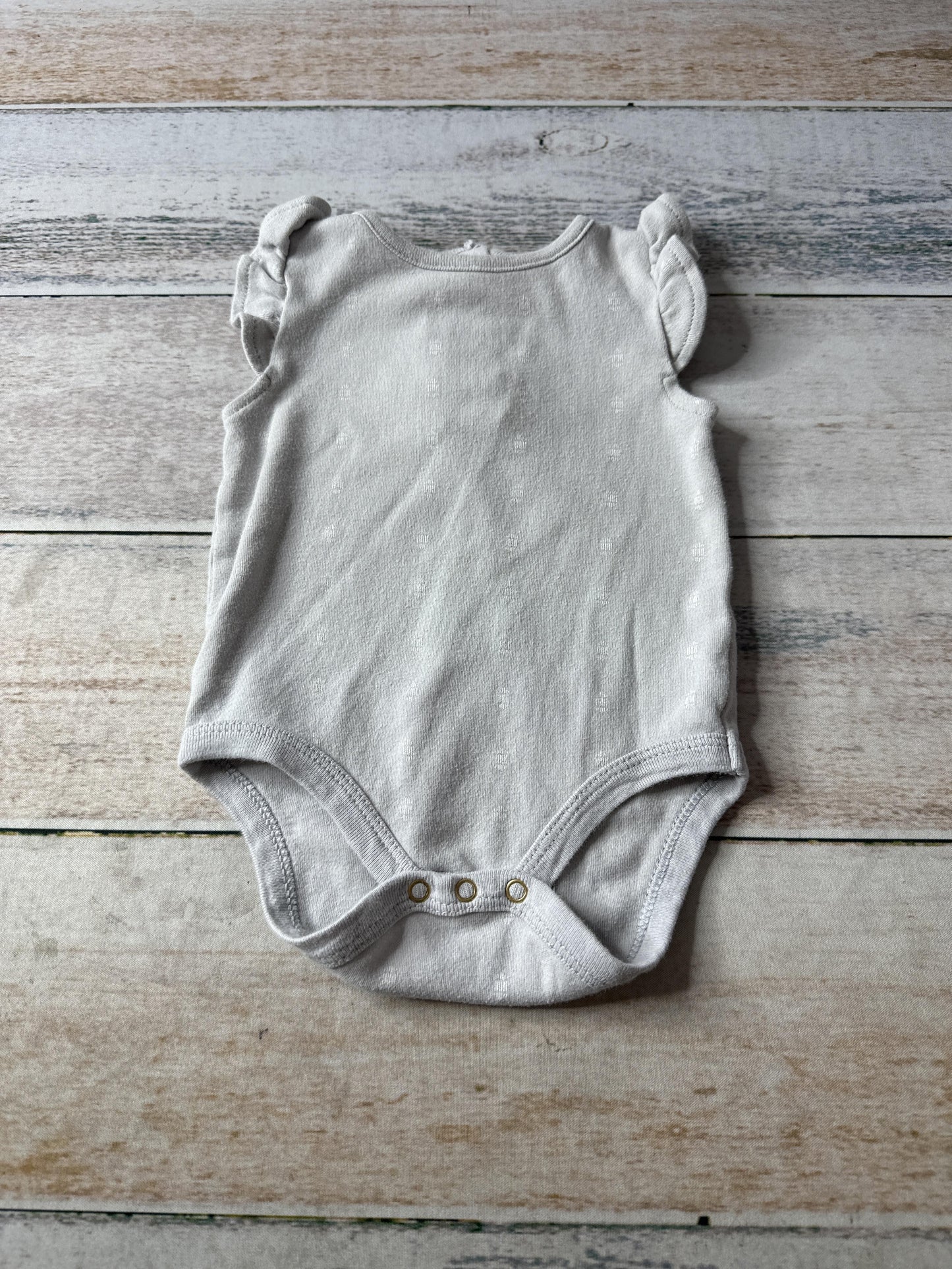 Nate Berkus Unisex Grey Onesie Size: 3-6 months Grey