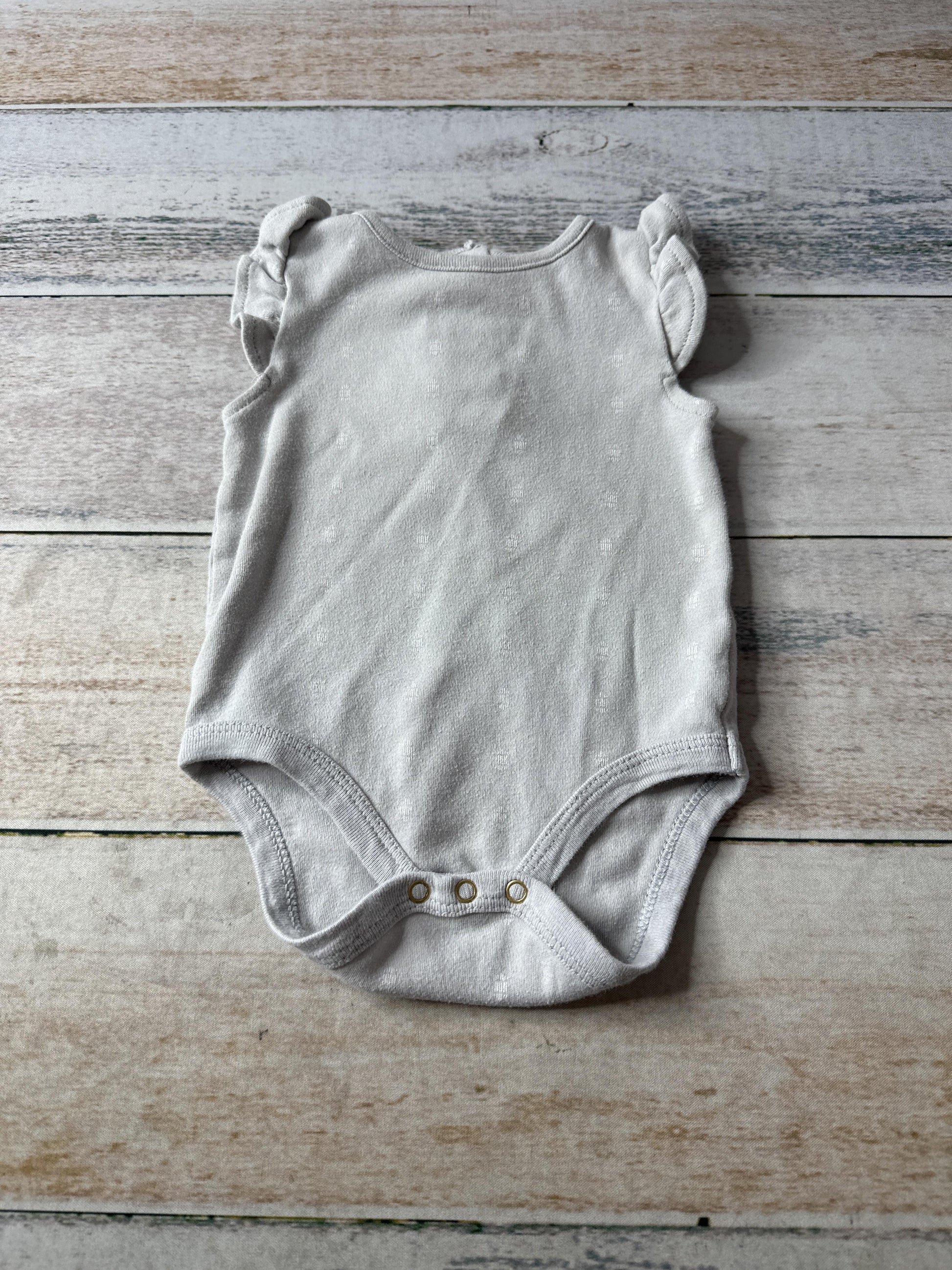 Nate Berkus Unisex Grey Onesie Size: 3-6 months Grey