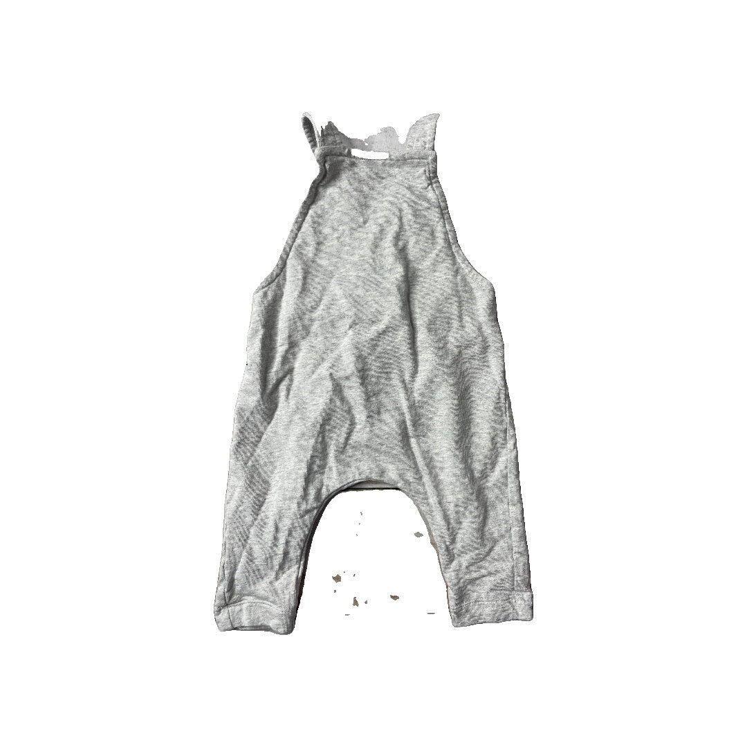 Nordstrom Unisex Grey Overalls Size: 3-6 months Grey